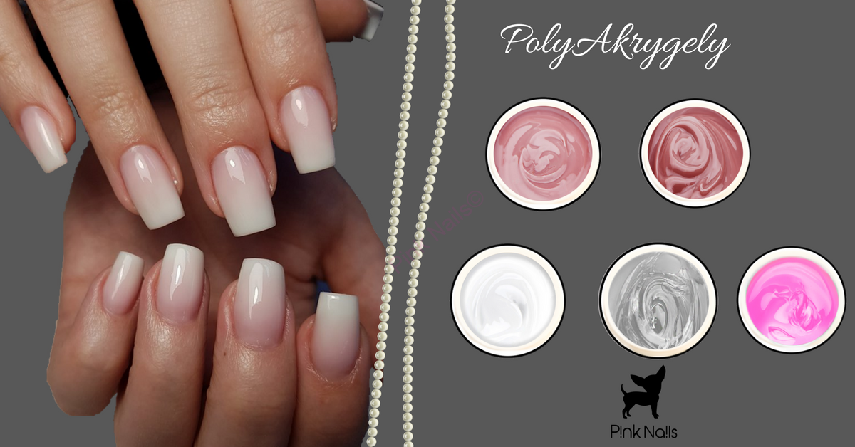 Polygel milky white 30ml v kelímku