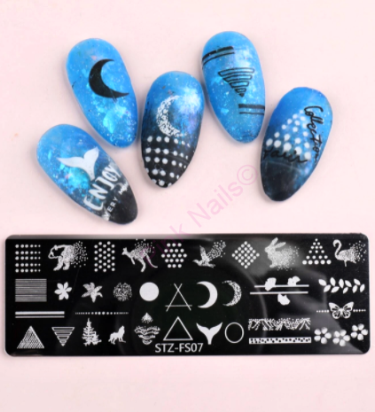 Velká razítkovací destička snake  FS-08