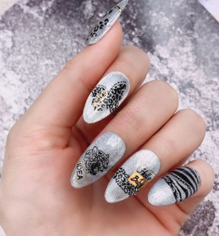 Velká razítkovací destička love OM-H04