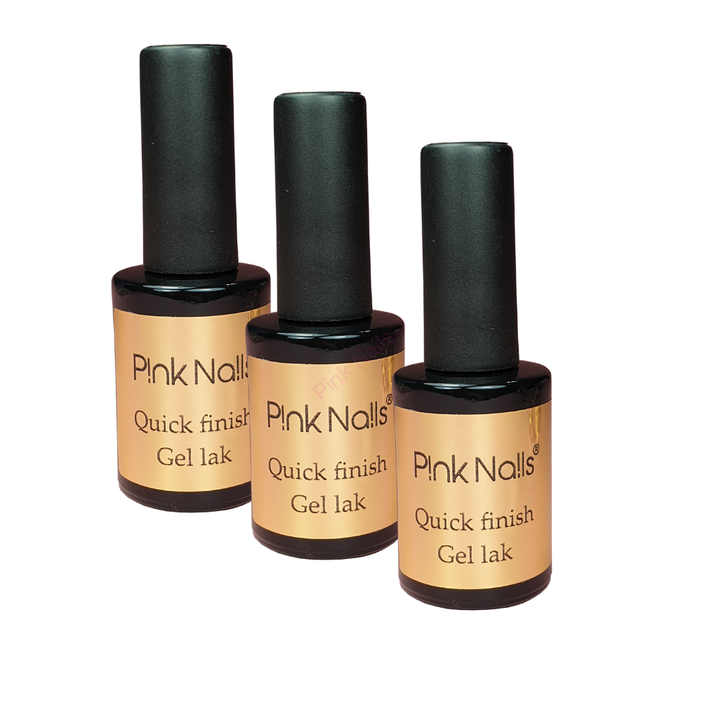 3x UV Quick finish gel lak 10ml