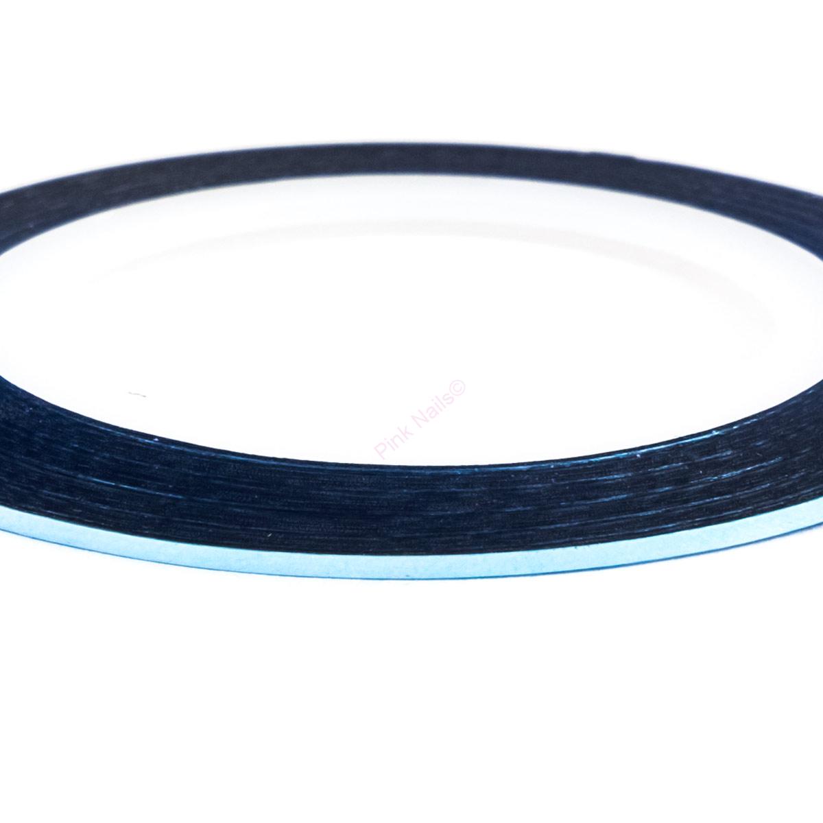 Samolepící zdobící páska metallic light blue