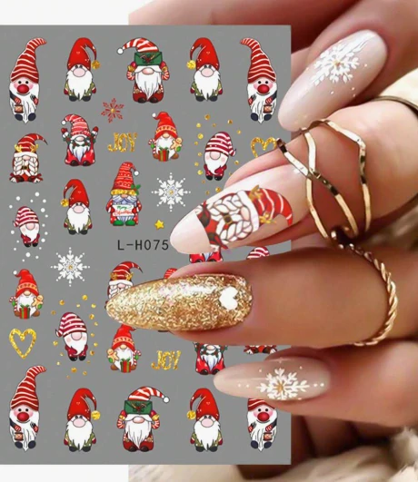 Zdobení na nehty - Nálepky Skřítek 2ks HO075