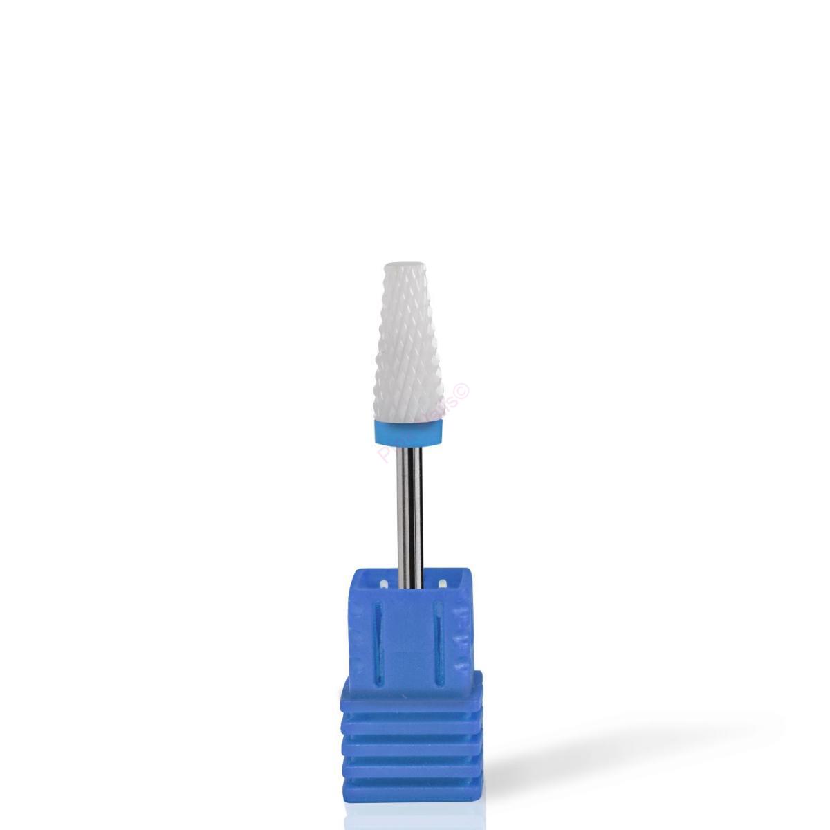 Fréza na nehty - keramická modrá tvar frit