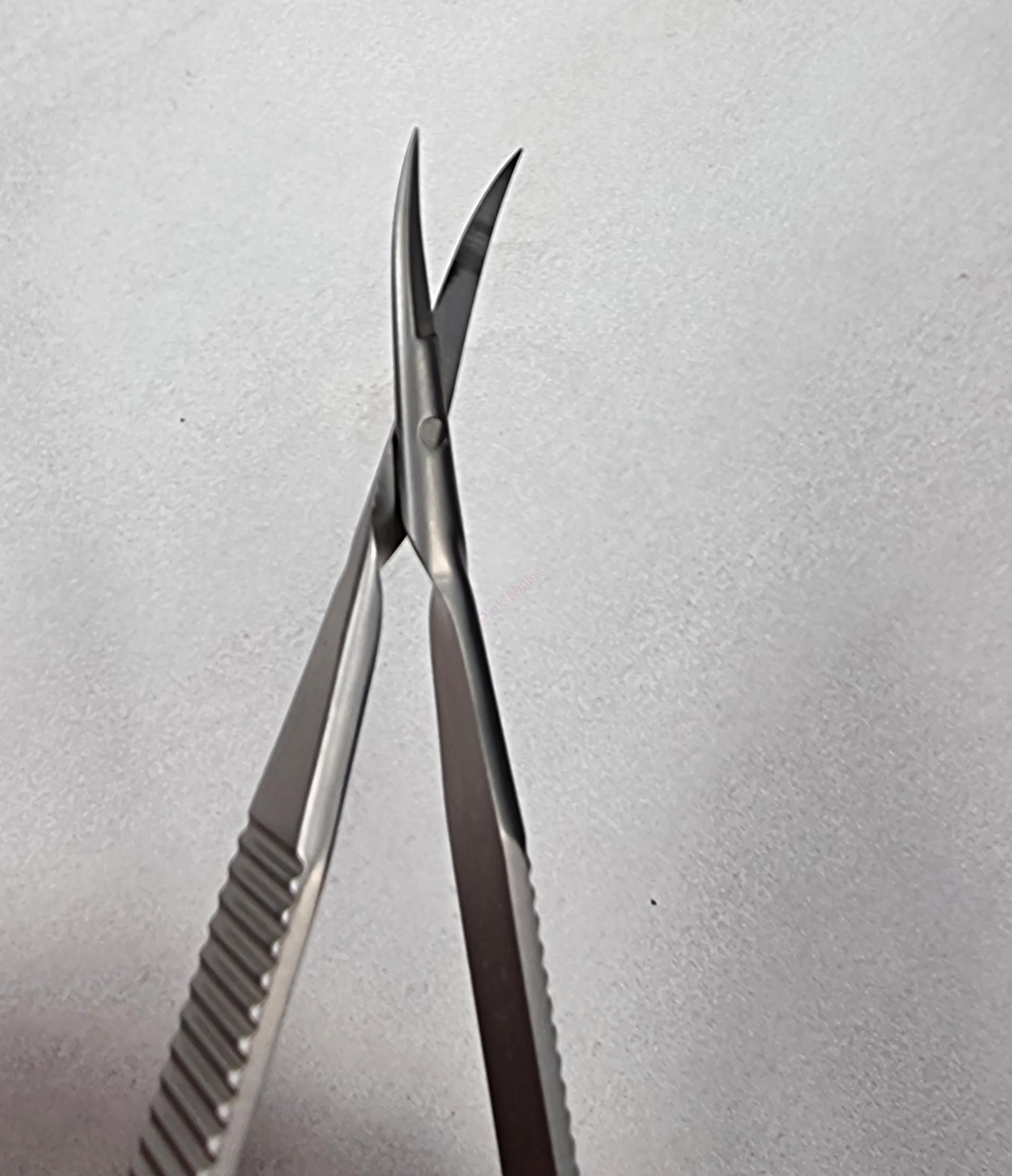 Profesionální Manikúrní nerezové nůžky na kůžičky 17mm extra slim