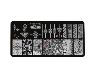 Velká razítkovací destička zvířecí kůže Y-150